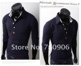 Camisa Polo Masculina Manga Longa Slim Fit Bluesnake